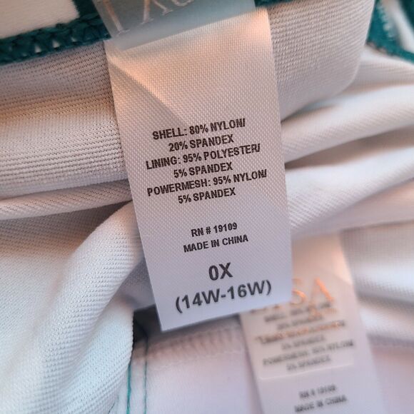 Lysa Swim Polka Dot Ruffled 2 Piece Swimsuit Size Women's‎ Plus 16W NWT - Picture 12 of 12